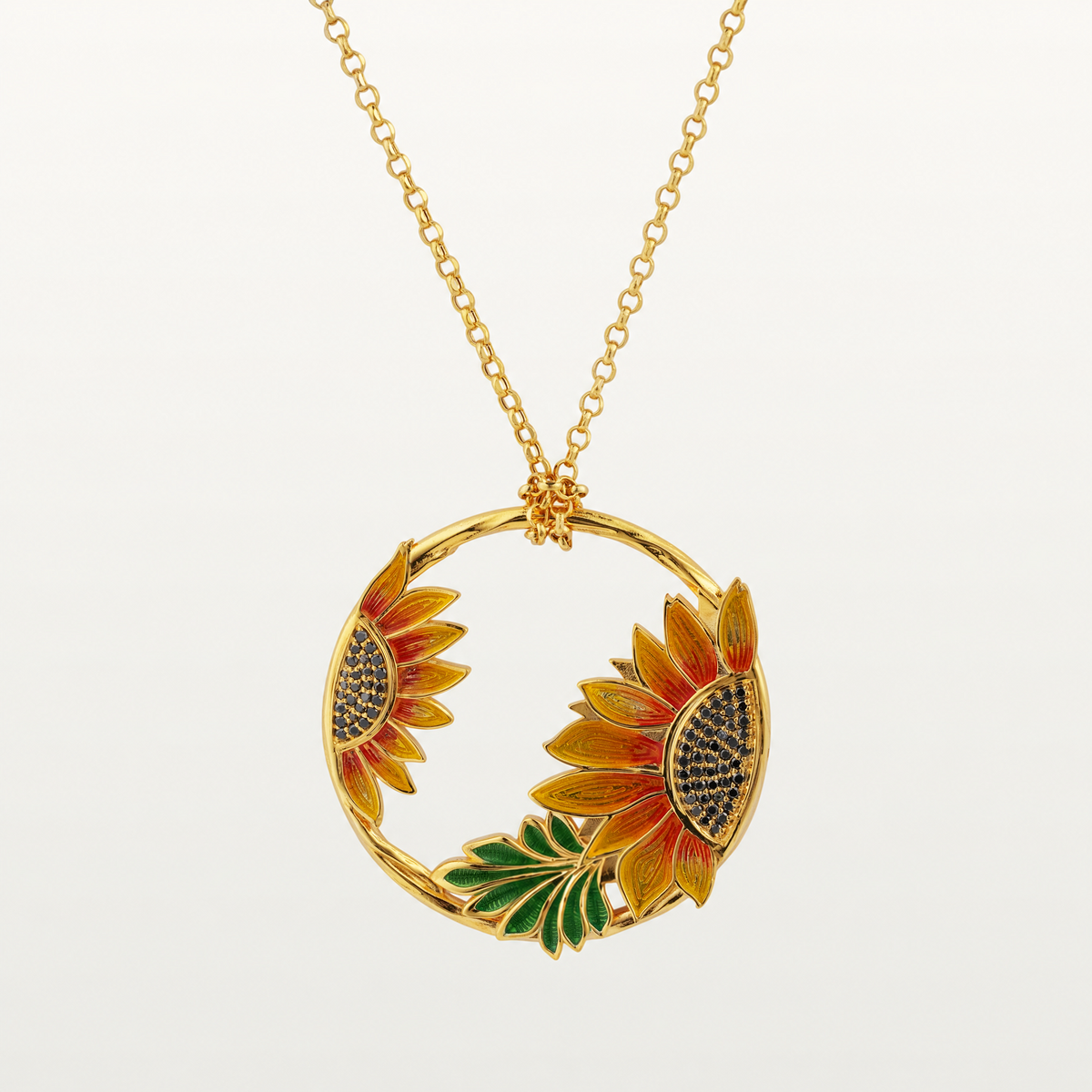 Sunflower Pendant