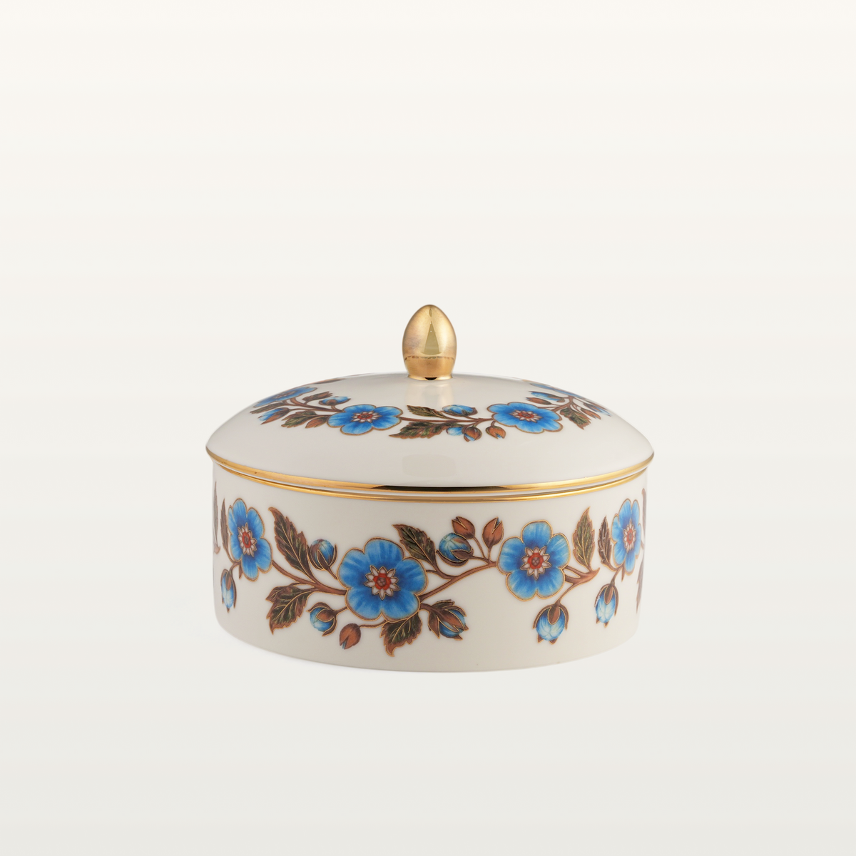 Forget-Me-Not Porcelain Jewelry Box