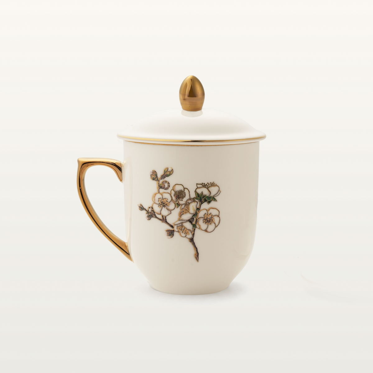 Apricot Blossom Porcelain Cup