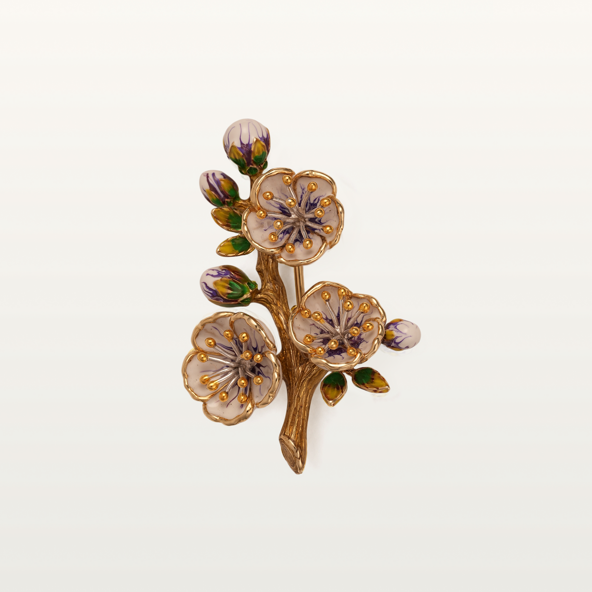 Apricot Blossom Small Brooch