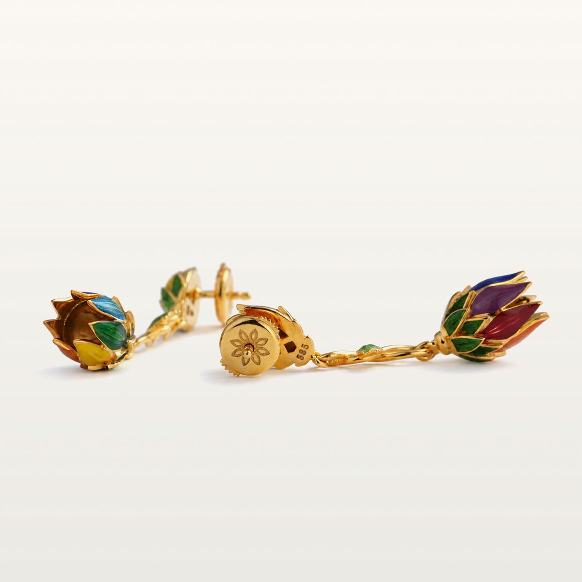 Seven-Plated flower Earring
