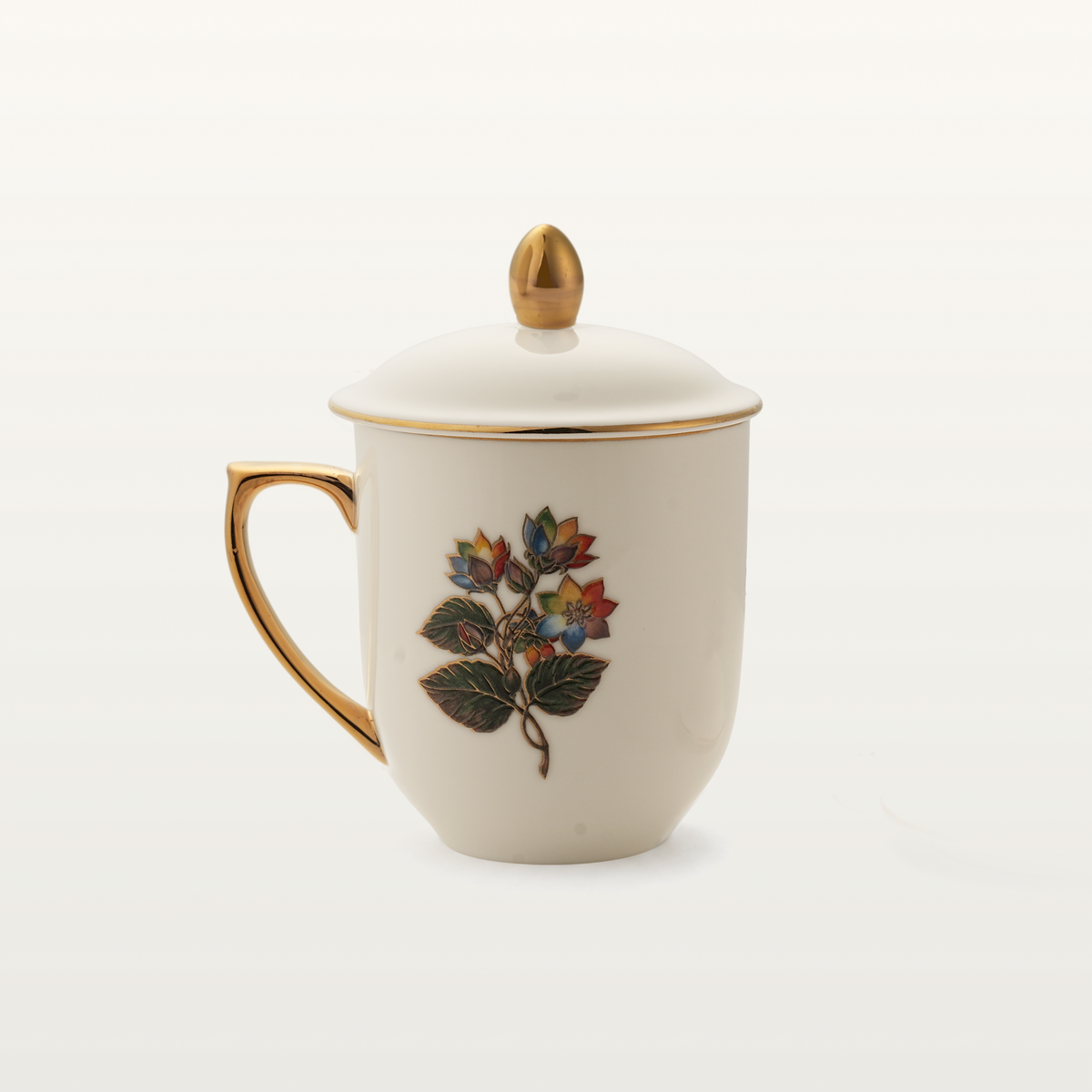 Seven-Plated flower Porcelain Cup