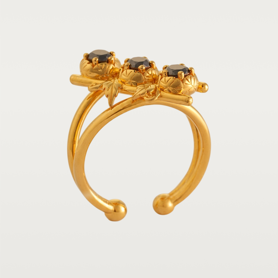 Strong Three Stone Ring