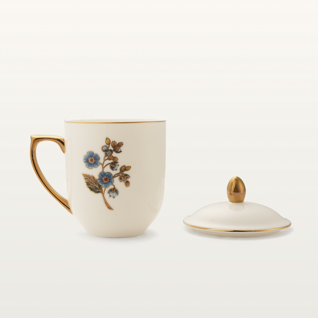 Forget-Me-Not Porcelain Cup