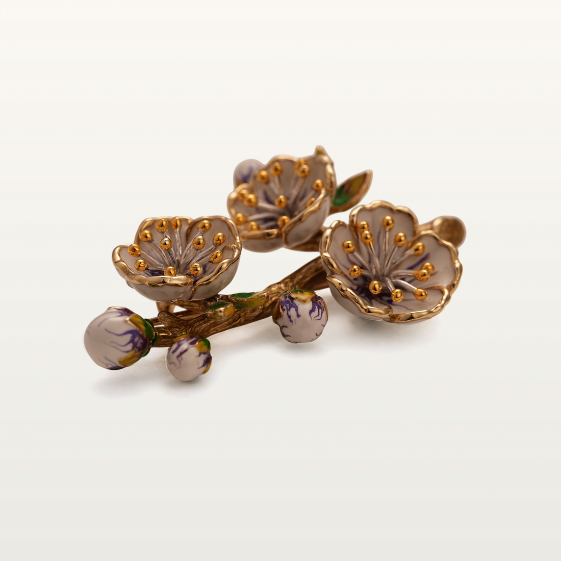 Apricot Blossom Small Brooch