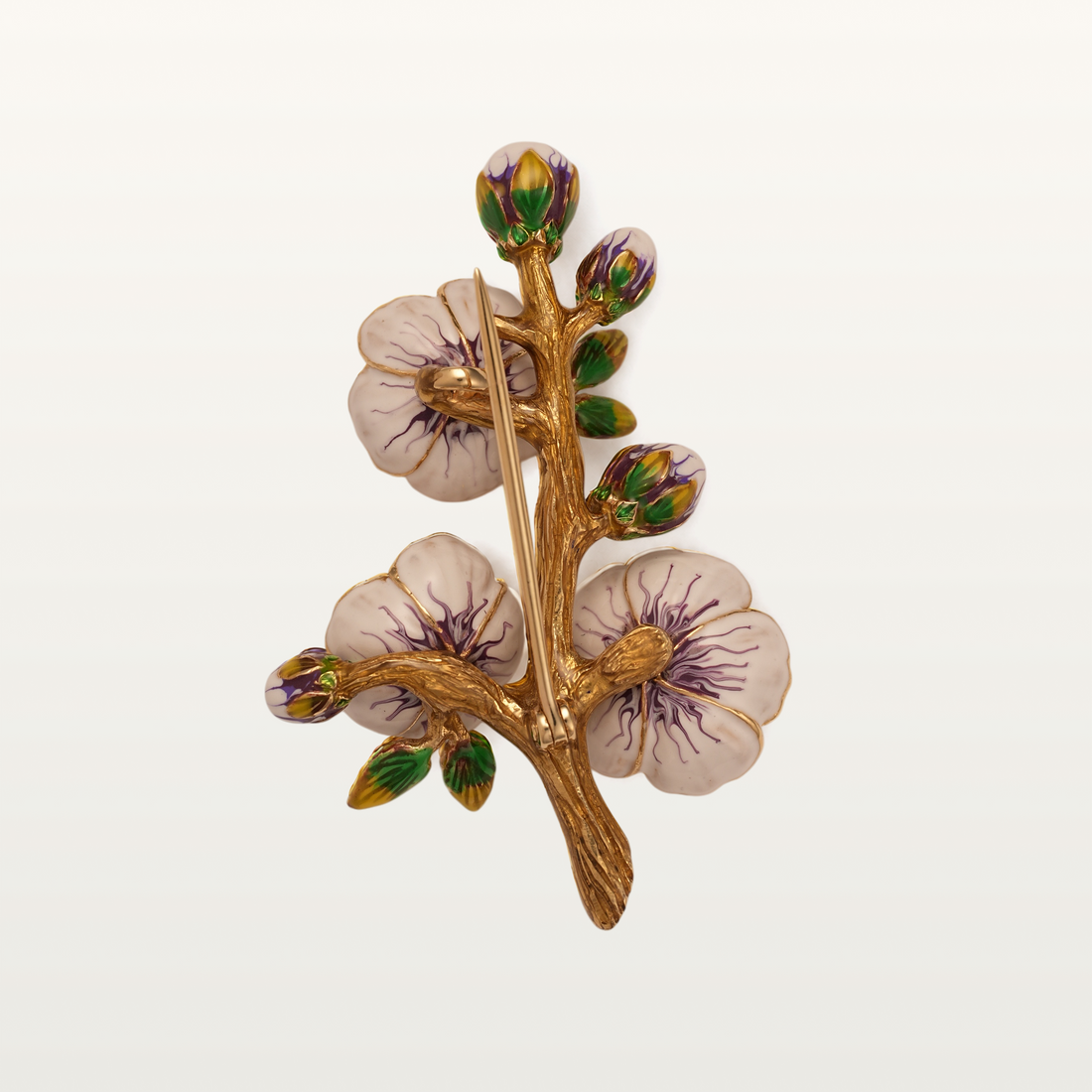 Apricot Blossom Small Brooch