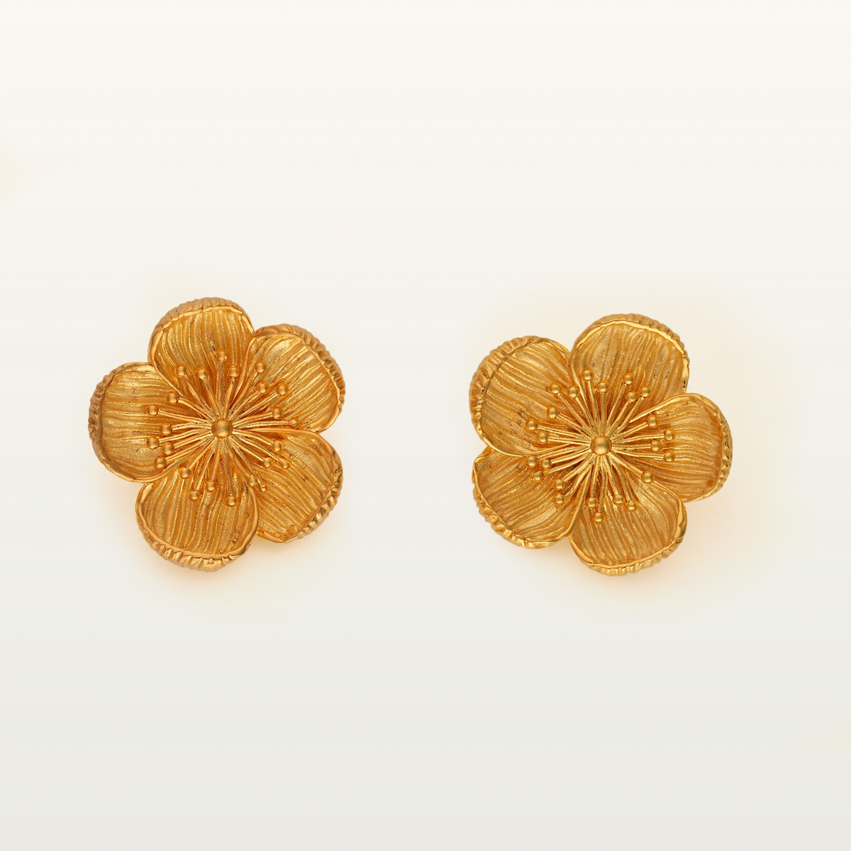 Apricot Blossom Button Cover