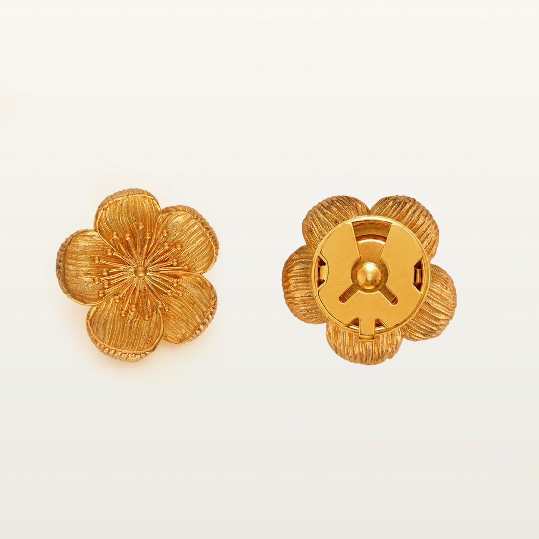 Apricot Blossom Button Cover