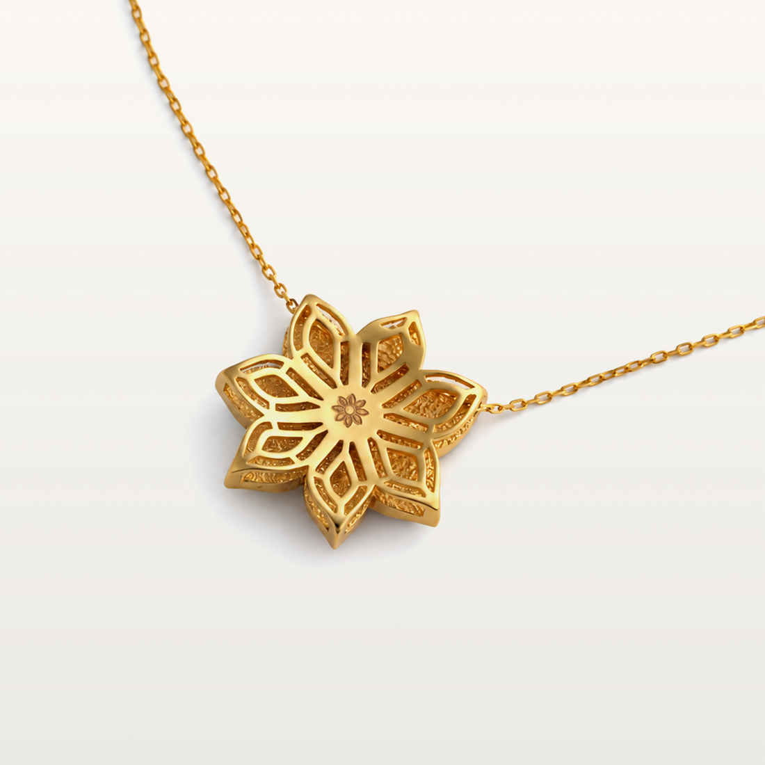 Seven-Plated flower Necklace