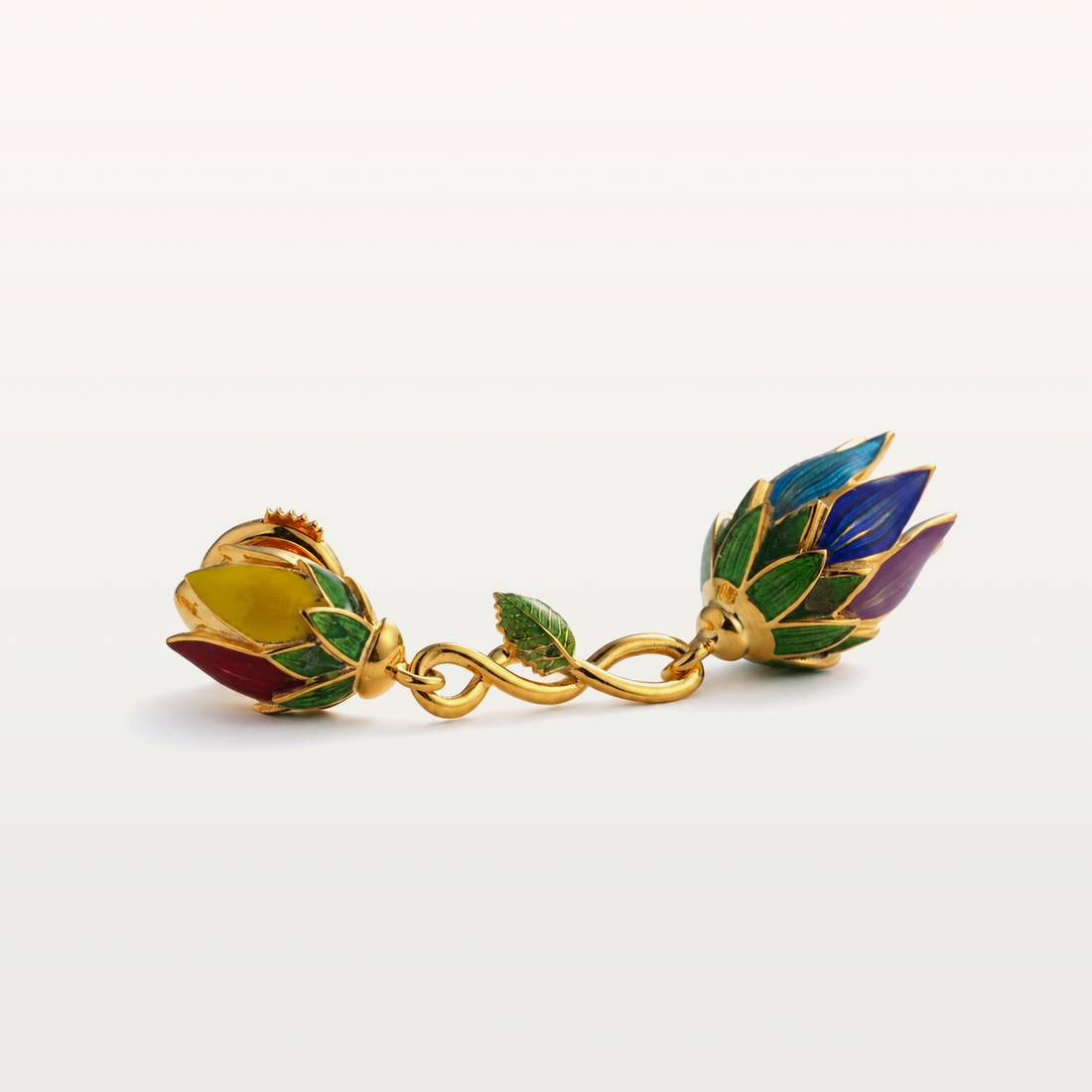 Seven-Plated flower Earring