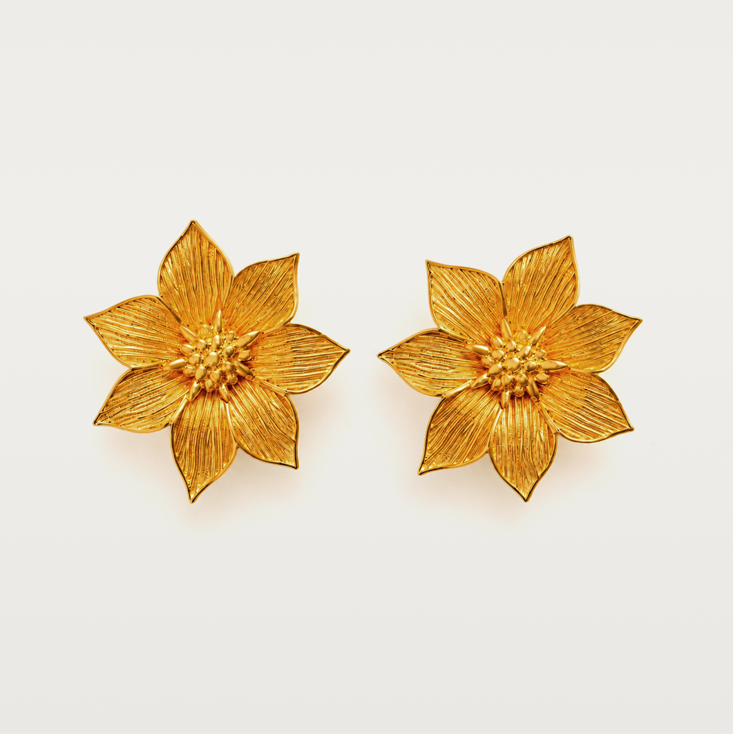Seven-Plated flower Button Cover