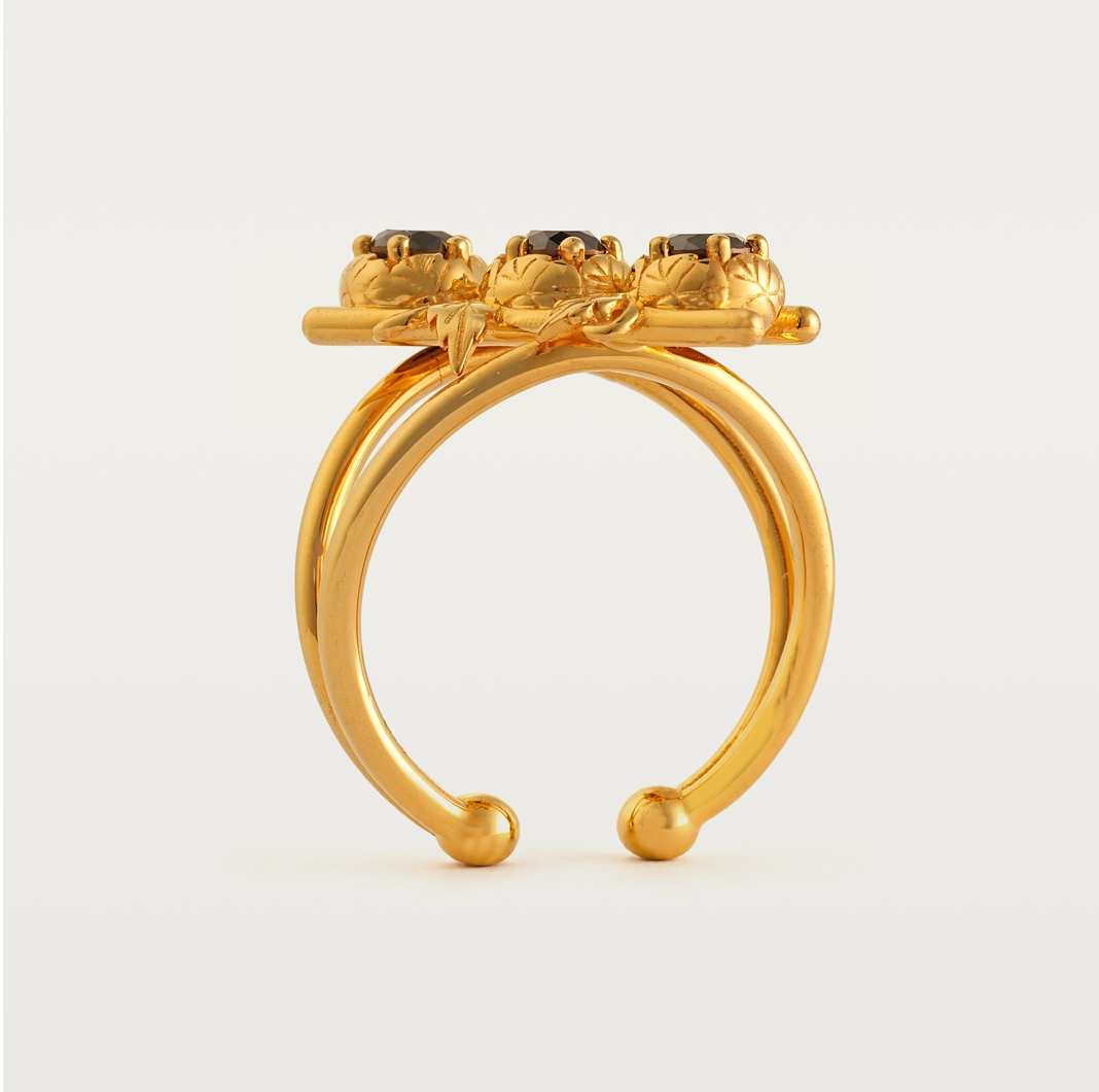 Strong Three Stone Ring