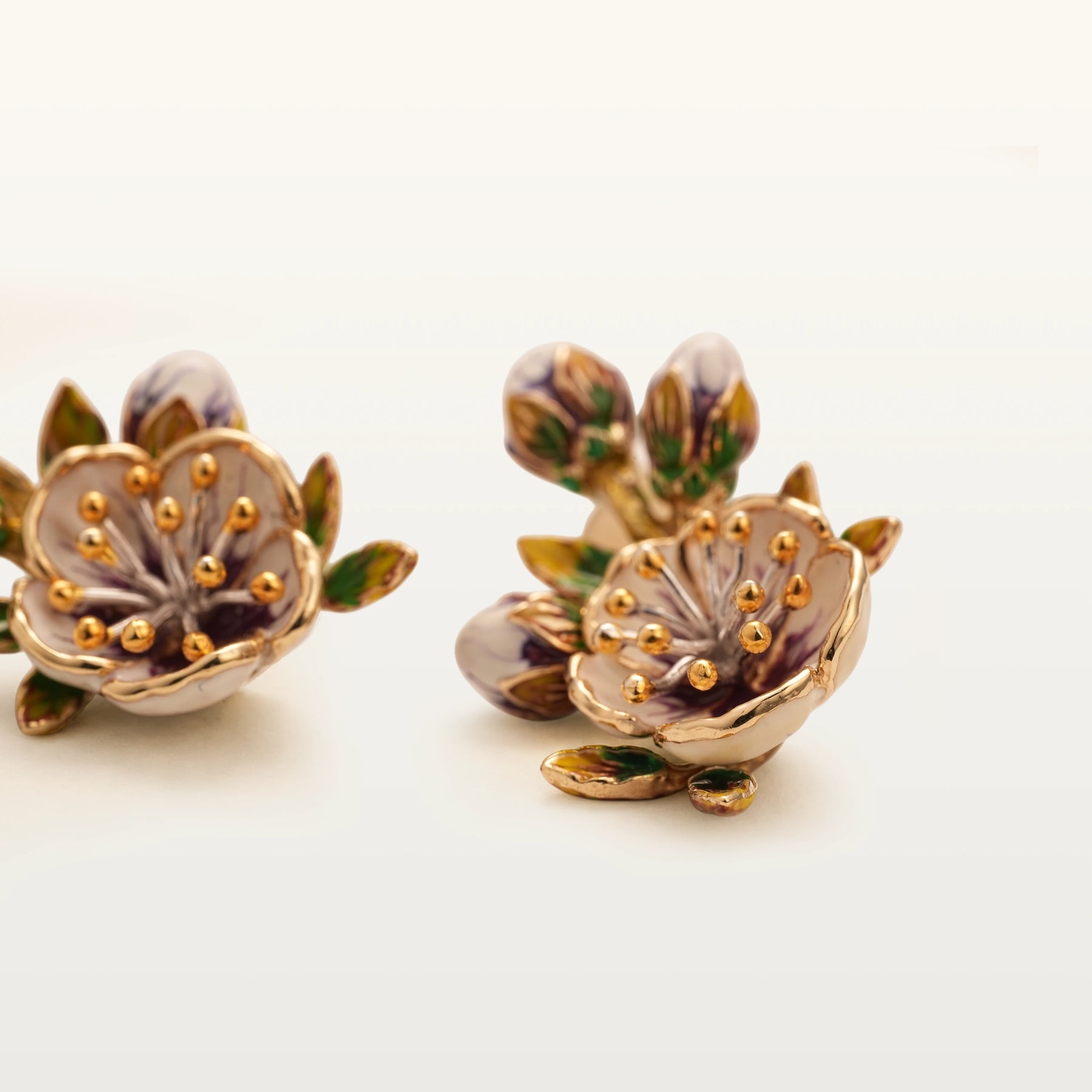 Apricot Blossom Earrings