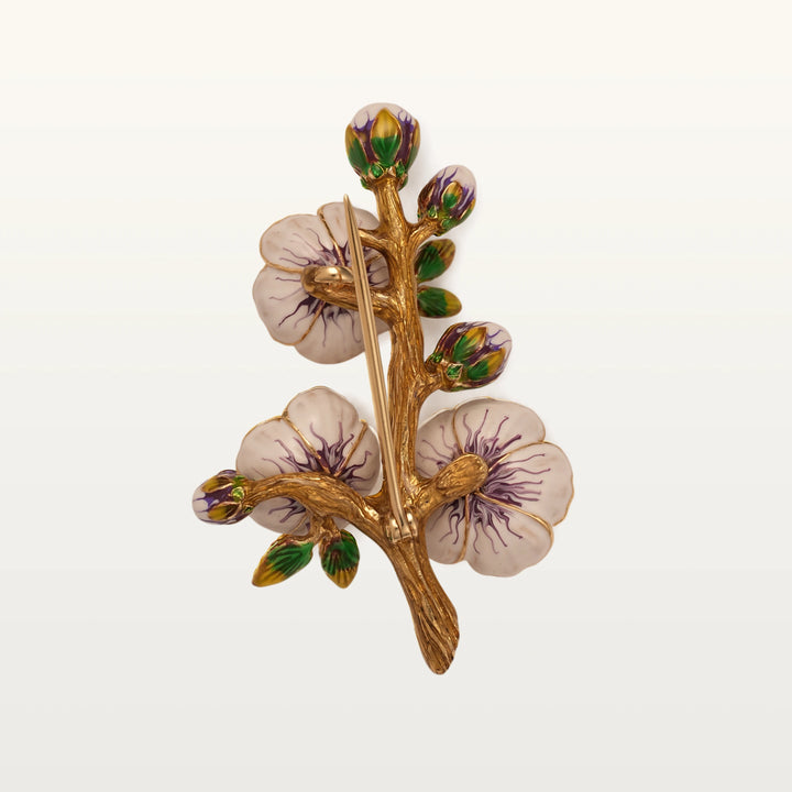 Apricot Blossom Large Brooch