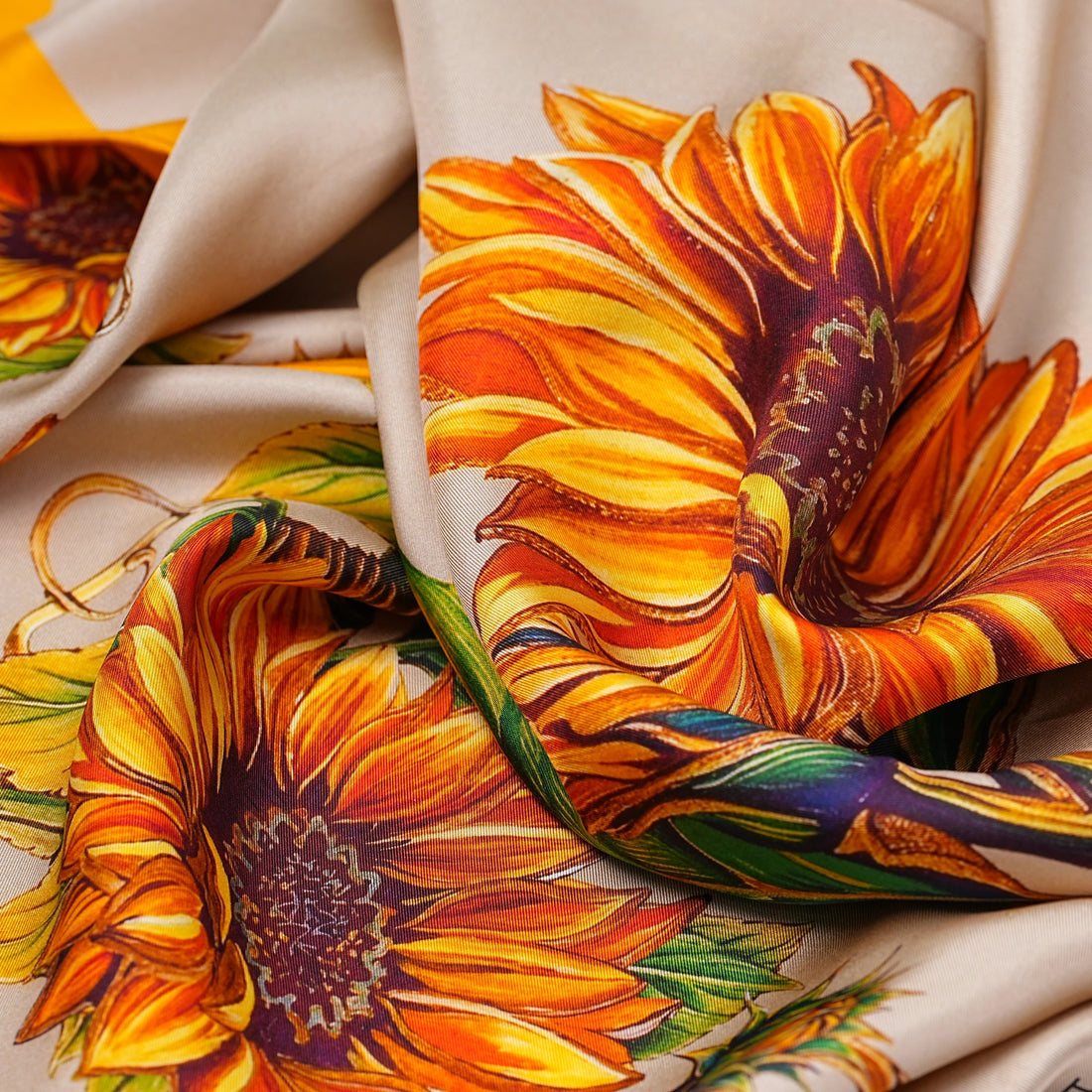 Sunflower Silk Scarf