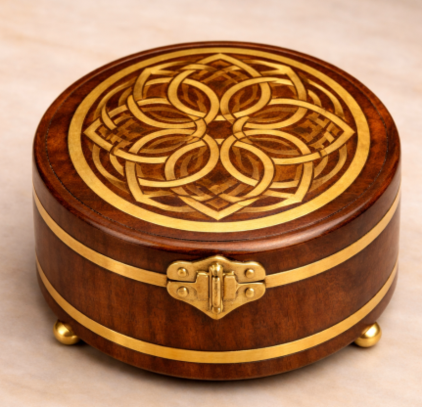 Inspired Oak Jewelry Box