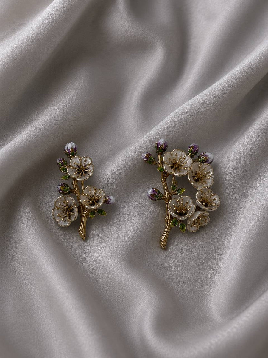 Apricot Blossom Large Brooch